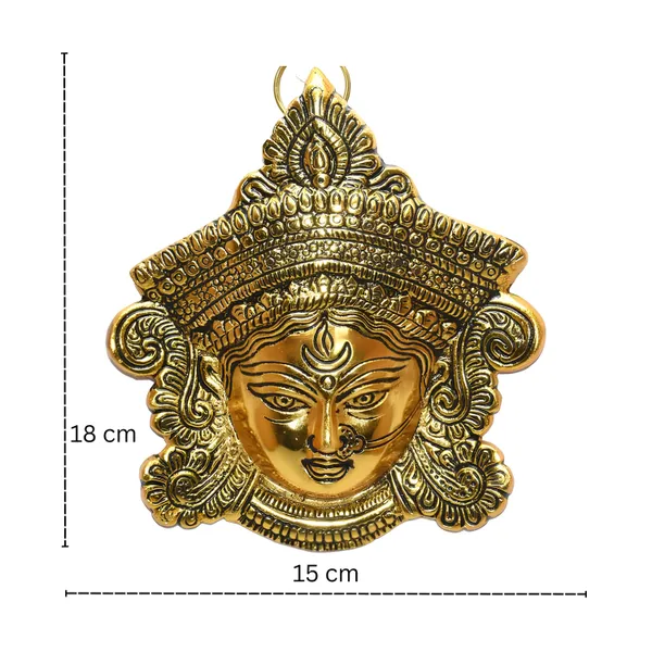 Metal_Traditional_Durga_Maa_Face_Wall_Hanging