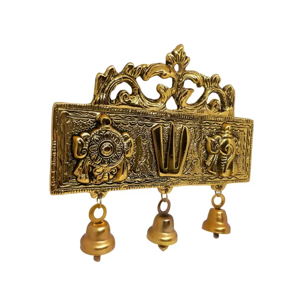 Aluminium_Traditional_Vishnu_Chakra_Wall_Hanging_Bells