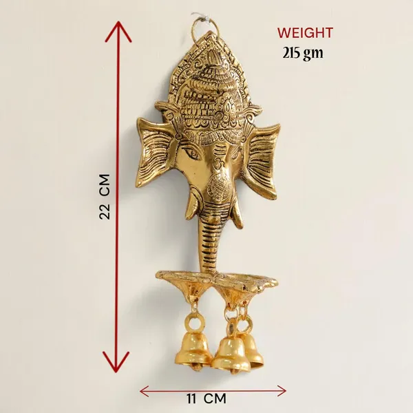 Metal_Traditional_Ganesha_Three_Diya_Wall_Hanging_Lamp