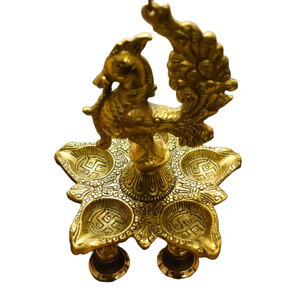 Brass_Traditional_Peacock_Hanging_Diya_Lamp