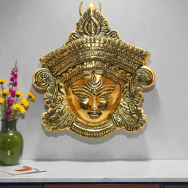 Metal_Traditional_Durga_Maa_Face_Wall_Hanging