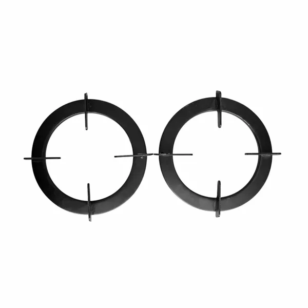 Mild_Steel_Black_Round_Gas_Stove_3_Burner_Pan_Support_Ring_Set