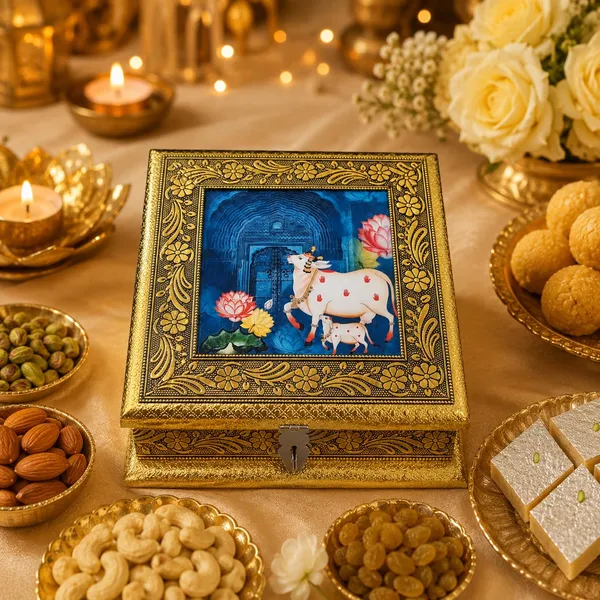 Decorative_Wooden_Dry_Fruit_with_4_Compartments_|_Handcrafted_Oxidized_Meenakari_Design
