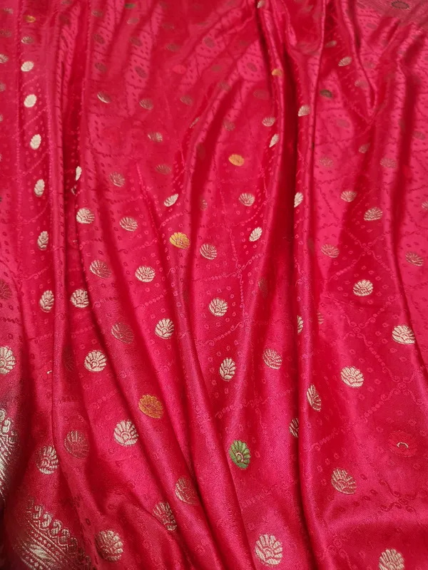 Teal_And_Pink_Woven_Saree_for_Women