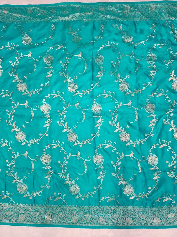 Teal_Woven_Traditional_Saree_For_Women