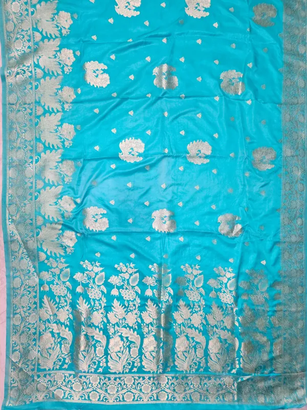 Turquoise_Woven_Traditional_Saree_for_Women