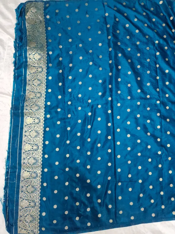 Blue_Silk_Zari_Work_Saree_For_Women