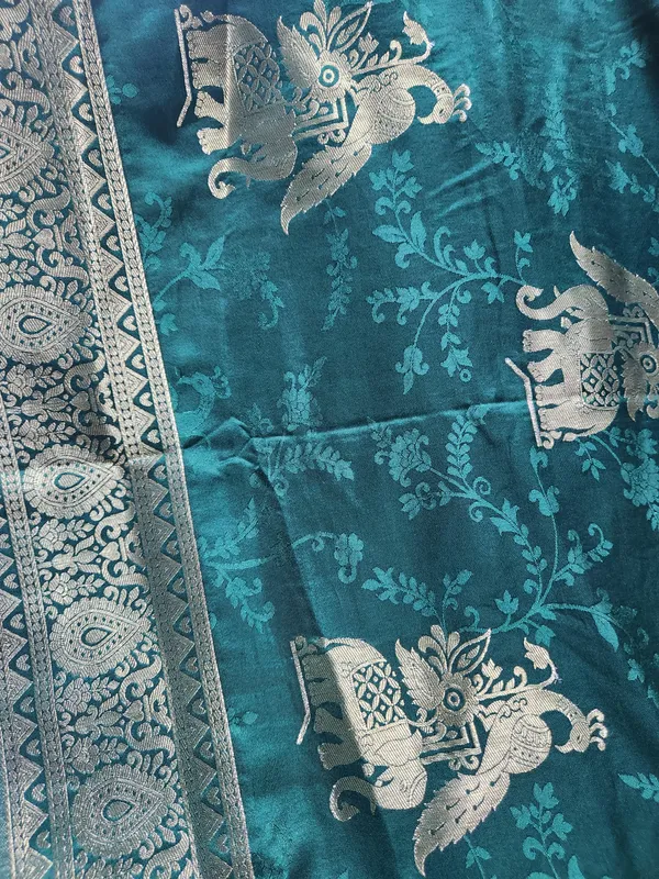 Teal_Silk_Traditional_Saree_for_Women