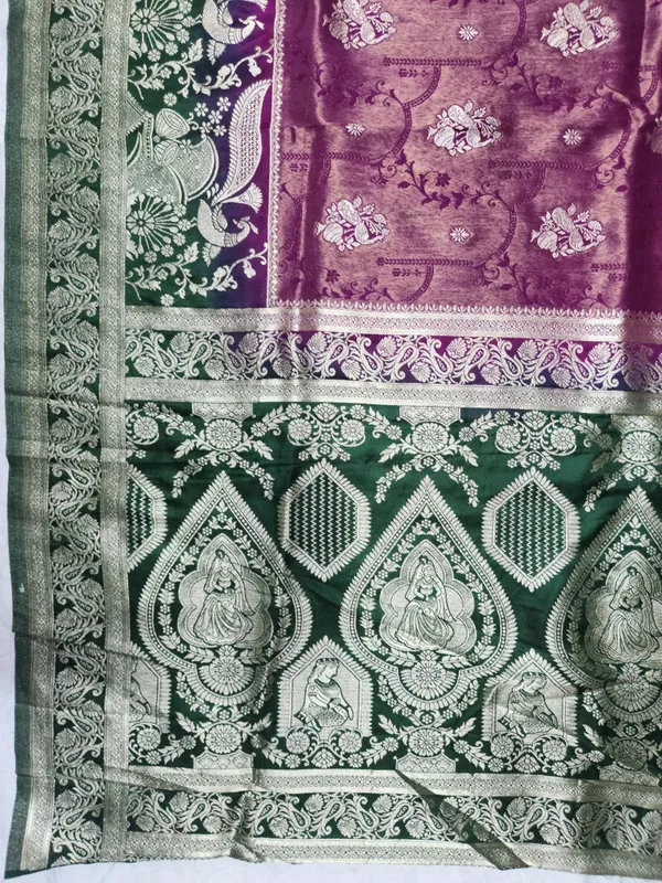 Green_And_Purple_Silk_Woven_Saree_for_Women