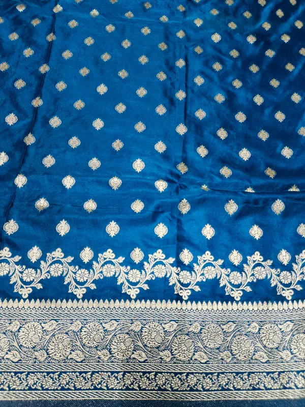 Blue_Woven_Saree_For_Women