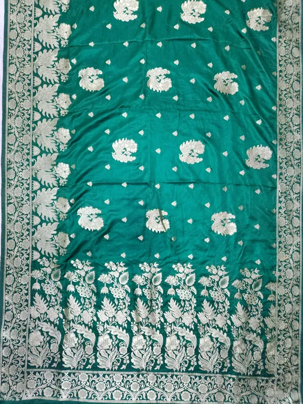 Teal_Silk_Embroidered_Saree_for_Women