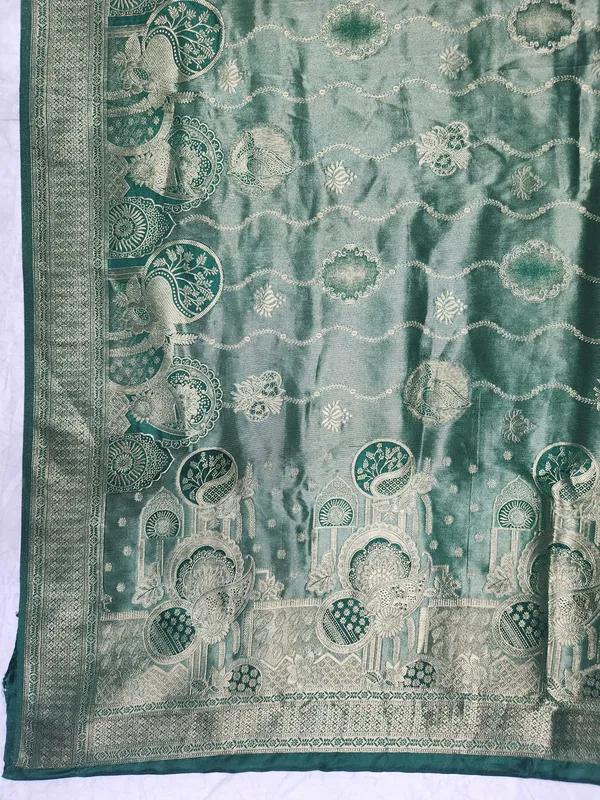 Teal_Woven_Traditional_Saree_For_Women