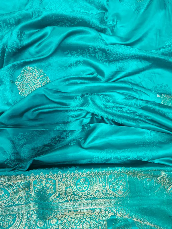 Turquoise_Silk_Woven_Saree_for_Women