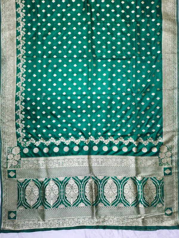 Teal_Silk_Zari_Woven_Saree_For_Women