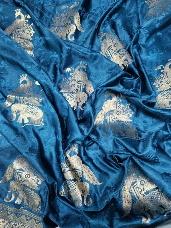 Blue_Woven_Elephant_Motif_Saree_for_Women