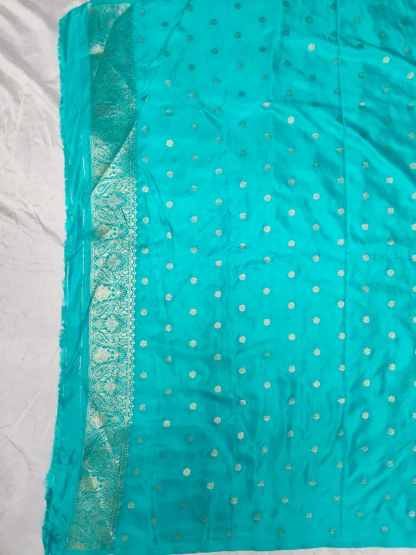 Turquoise_Silk_Banarasi_Saree_for_Women