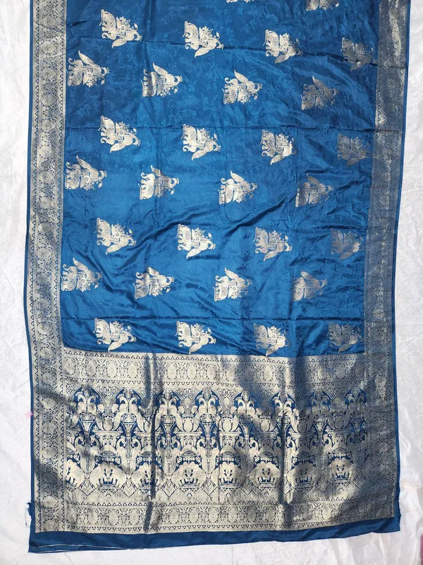 Blue_Woven_Elephant_Motif_Saree_for_Women