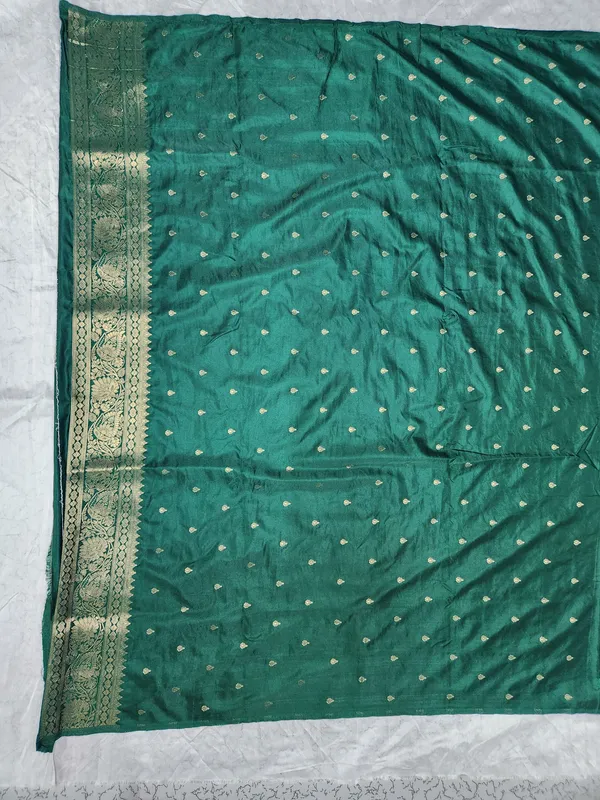 Teal_Silk_Zari_Woven_Saree_For_Women
