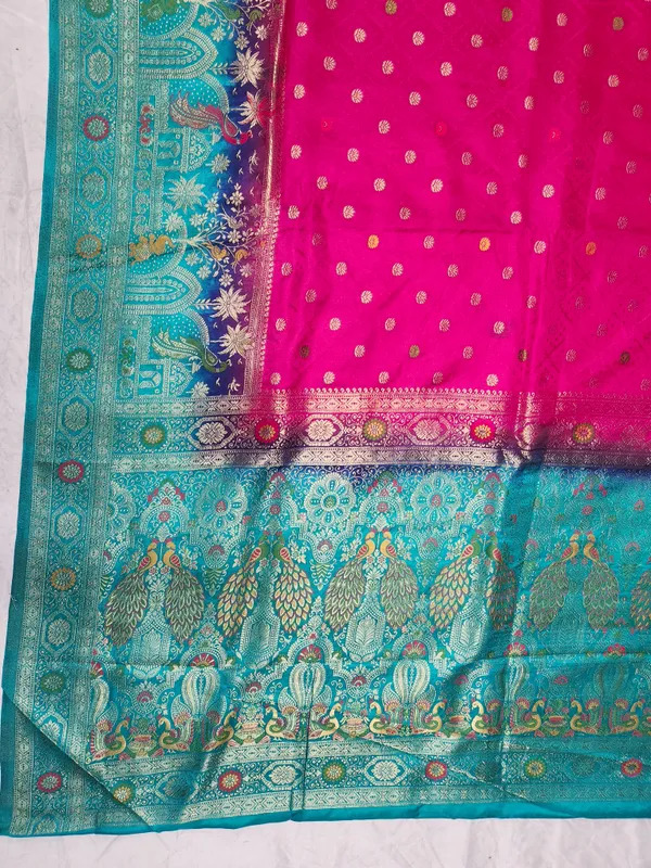 Pink_Woven_Zari_Border_Saree_for_Women