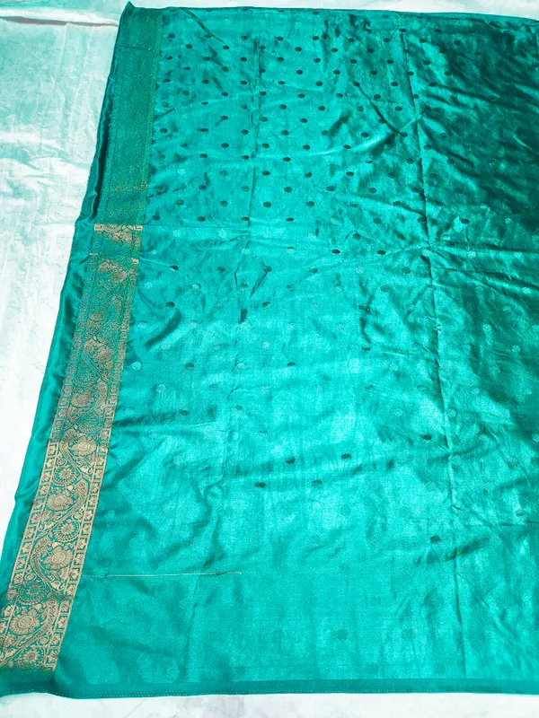 Turquoise_Woven_Traditional_Saree_for_Women