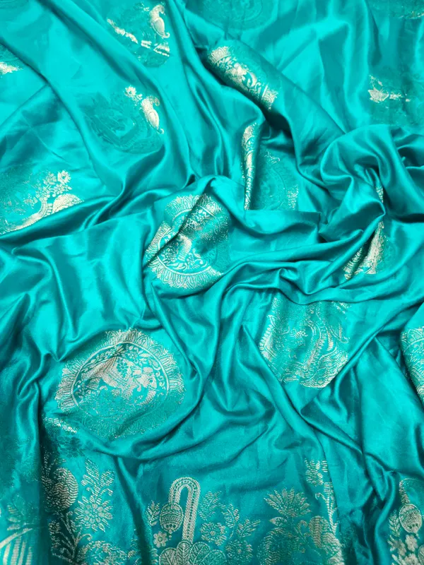 Turquoise_Woven_Traditional_Saree_for_Women