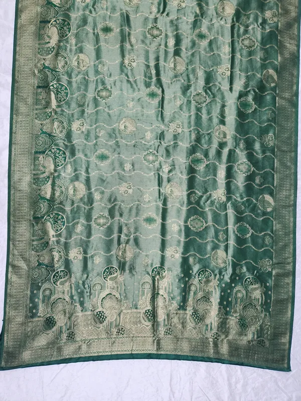 Teal_Woven_Traditional_Saree_For_Women