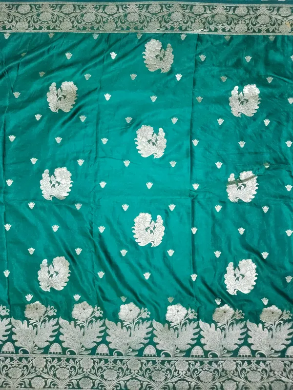 Teal_Silk_Embroidered_Saree_for_Women