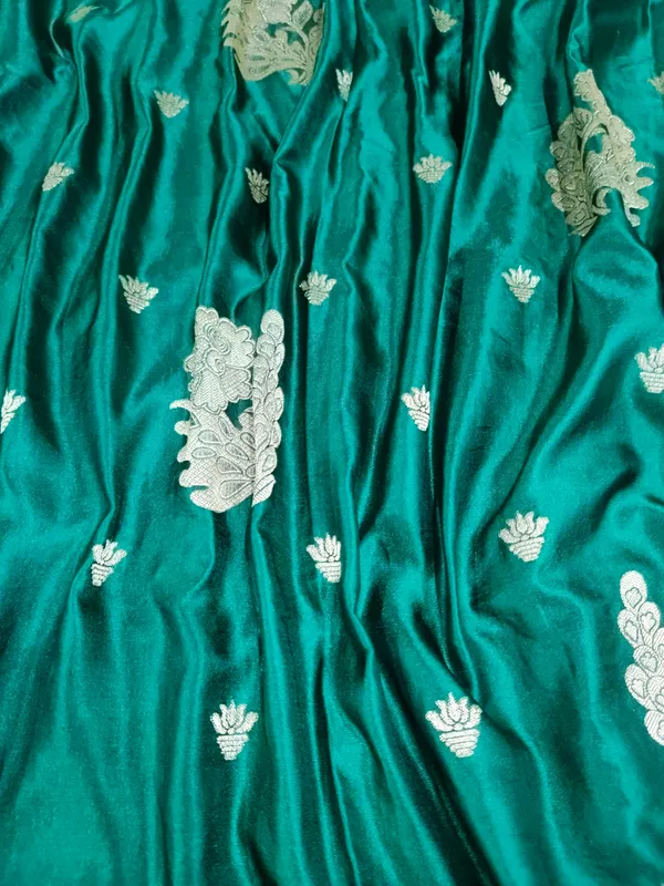 Teal_Silk_Embroidered_Saree_for_Women