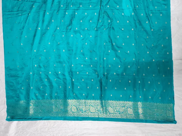 Turquoise_Woven_Traditional_Saree_for_Women
