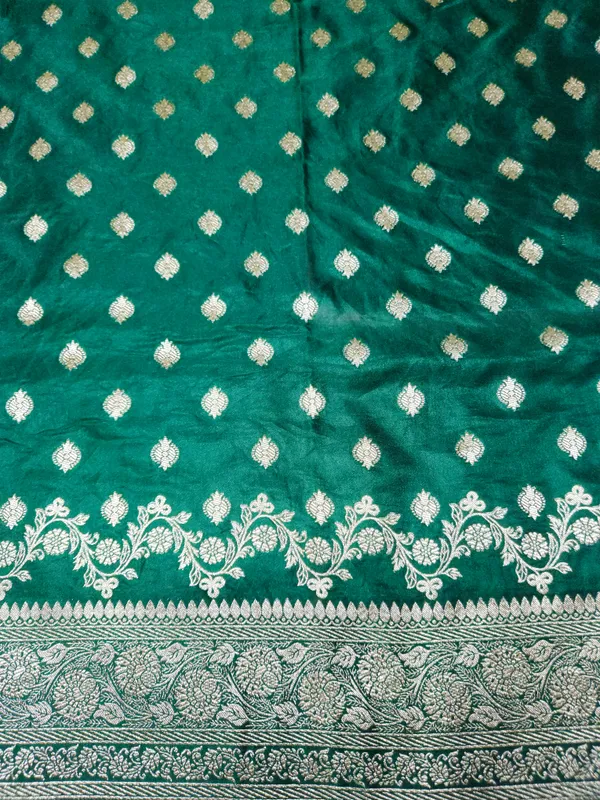 Teal_Silk_Zari_Woven_Saree_For_Women