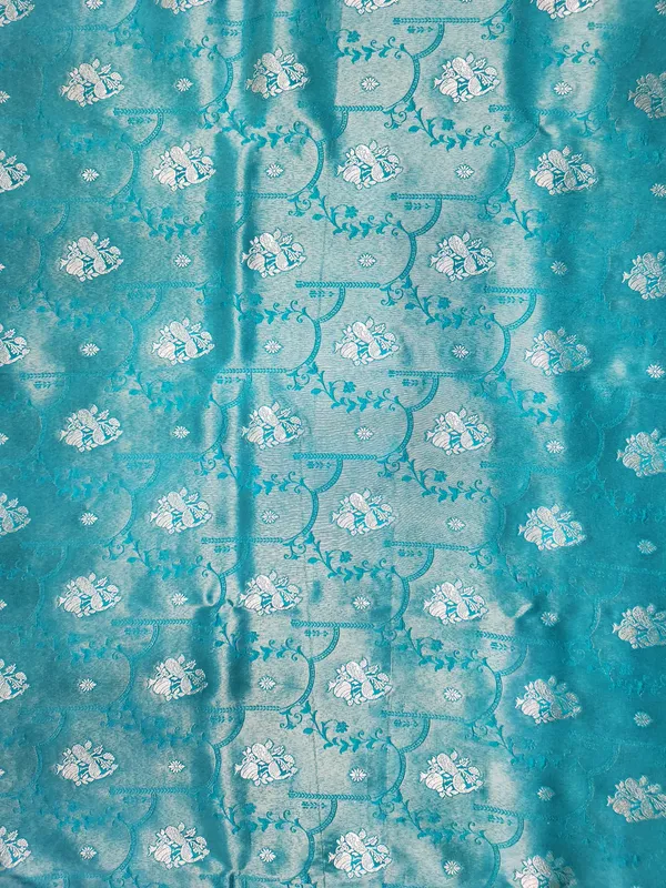 Turquoise_Woven_Zari_Saree_for_Women