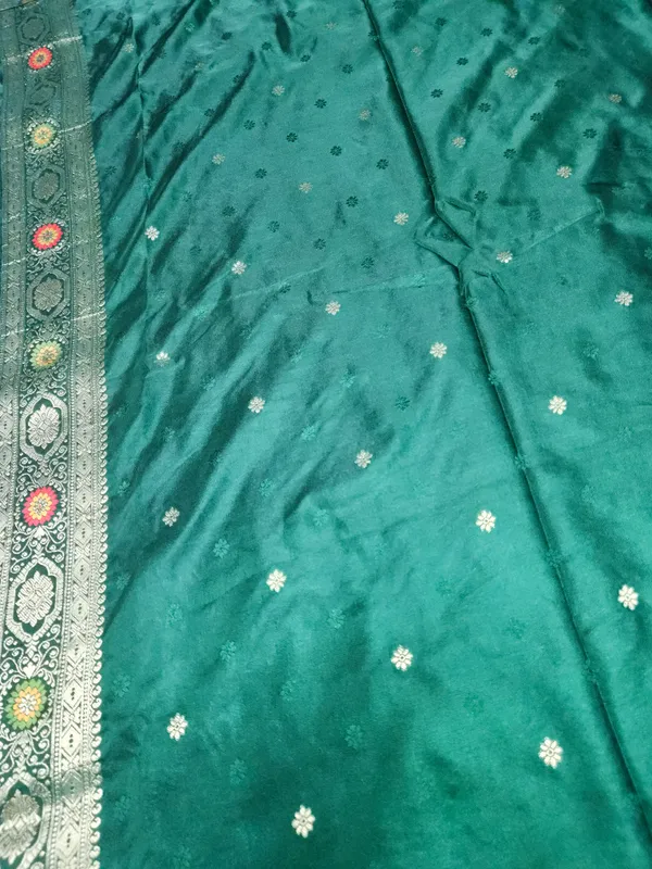 Teal_And_Purple_Woven_Saree_for_Women
