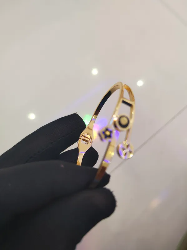 Gold_Stainless_Steel_Anti_Tarnish_Open_Cuff_Charm_Bracelet_For_Women