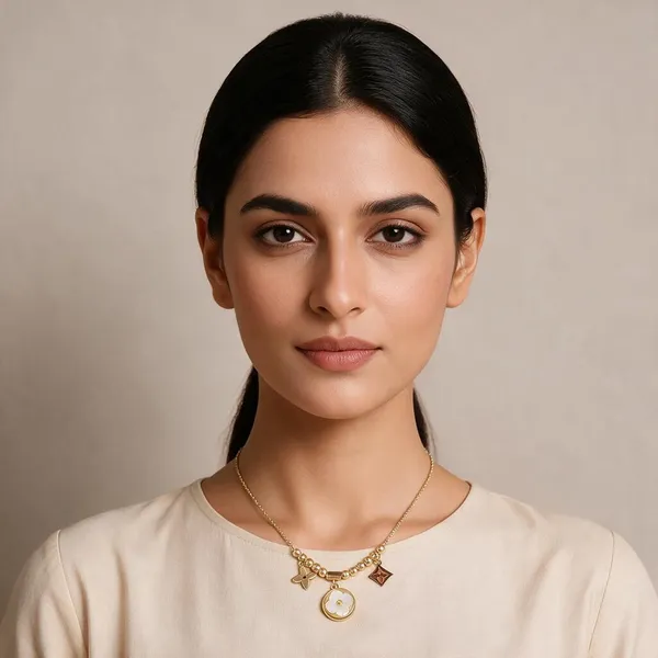 Gold_Stainless_Steel_Anti_Tarnish_Charm_Necklace_For_Women