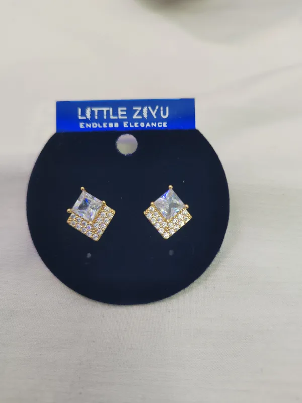 Gold_Stainless_Steel_Rhinestone_Square_Stud_Earrings_For_Women