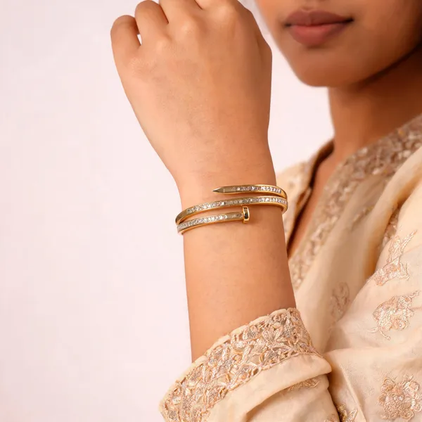 Gold_Stainless_Steel_Anti_Tarnish_Crystal_Bangle_For_Women