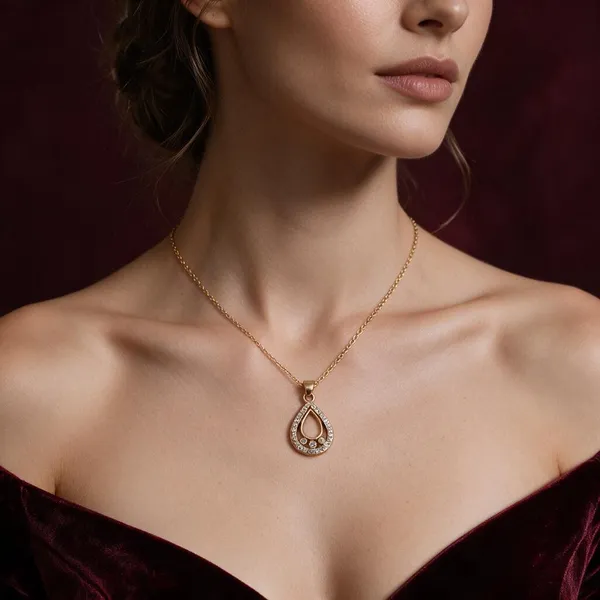 Gold_Stainless_Steel_Anti_Tarnish_Teardrop_Pendant_Necklace_For_Women_Pack_Of_2
