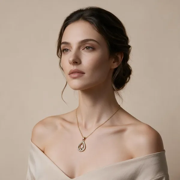 Gold_Stainless_Steel_Anti_Tarnish_Teardrop_Pendant_Necklace_For_Women_Pack_Of_2