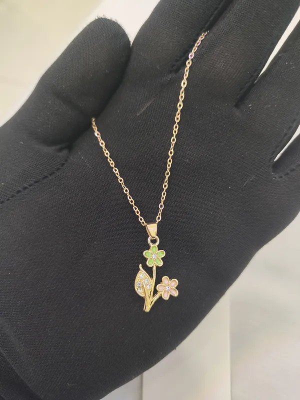 Gold_Stainless_Steel_Anti_Tarnish_Floral_Pendant_Necklace_For_Women_Pack_Of_2
