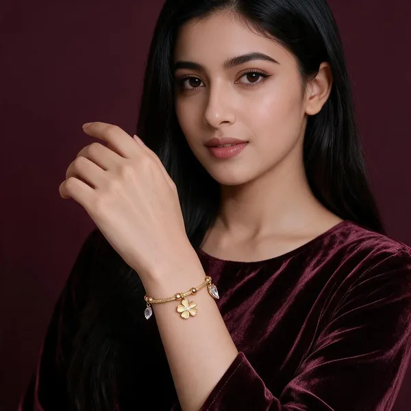 Gold_Stainless_Steel_Anti_Tarnish_Charm_Bracelet_For_Women