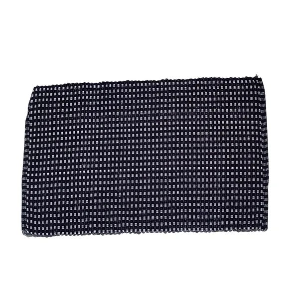 Cotton_Textile_Checkered_Black_Grey_Door_Mat_Pack_Of_2