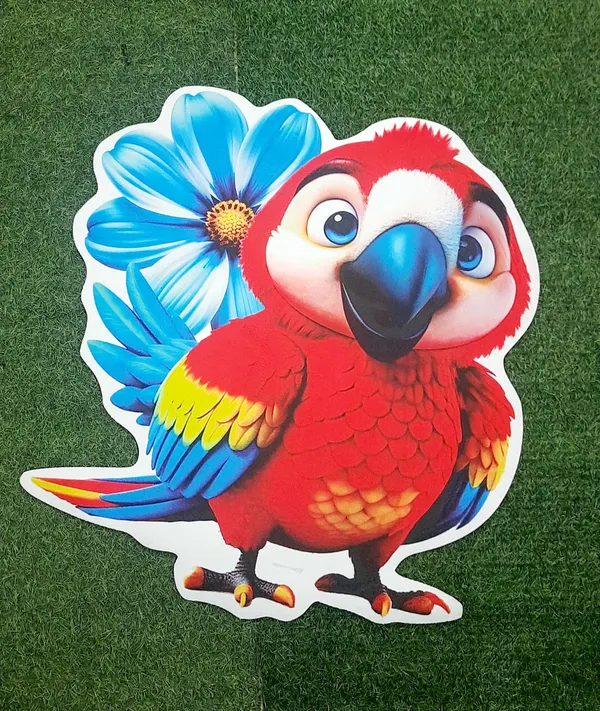 Rubber_Tropical_Parrot_Floral_Print_Decorative_Door_Mat