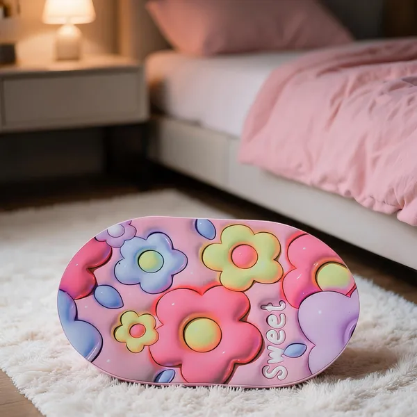 Pink_Floral_Print_Padded_Sleep_Mask
