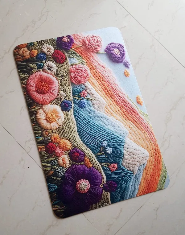 Rubber_Decorative_Floral_Bird_Print_Door_Mat_Set_Of_2