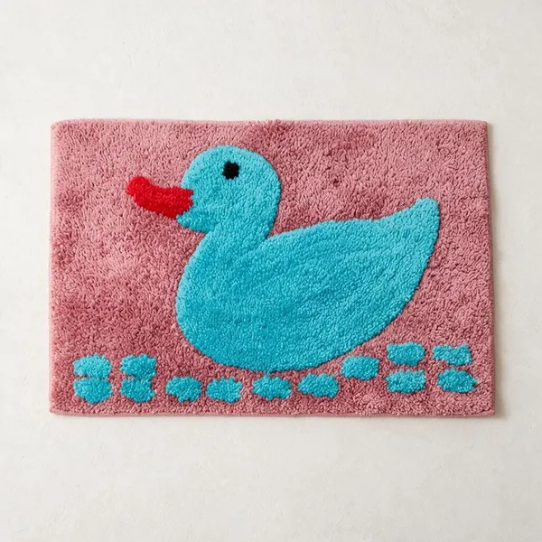 Textured_Peacock_Pattern_Bath_Mat_Set