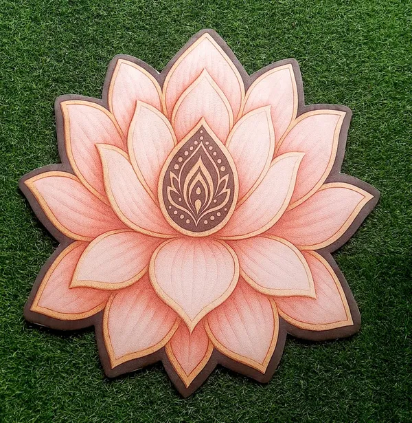 Rubber_Lotus_Floral_Print_Decorative_Door_Mat