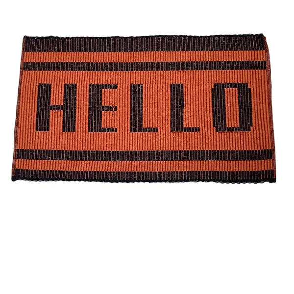Cotton_Woven_Striped_Hello_Print_Door_Mat_Pack_Of_2