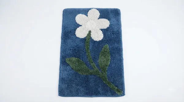 Floral_Pattern_Rectangular_Bath_Mat_Set