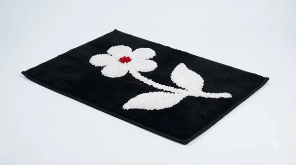 Floral_Pattern_Rectangular_Bath_Mat_Set