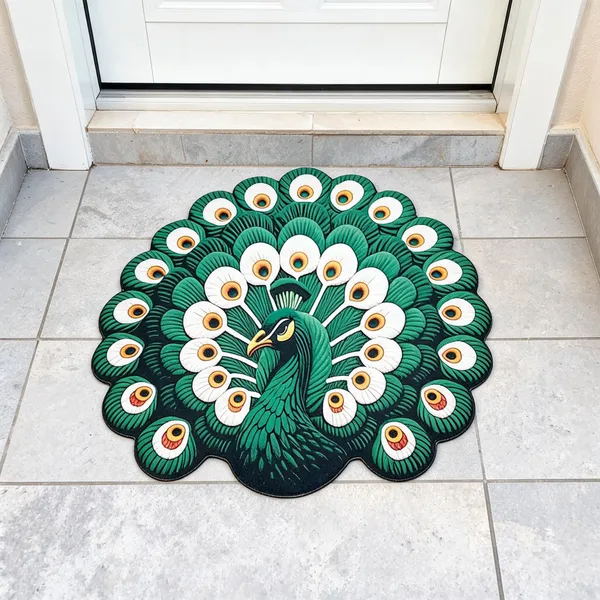 Rubber_Peacock_Print_Decorative_Door_Mat